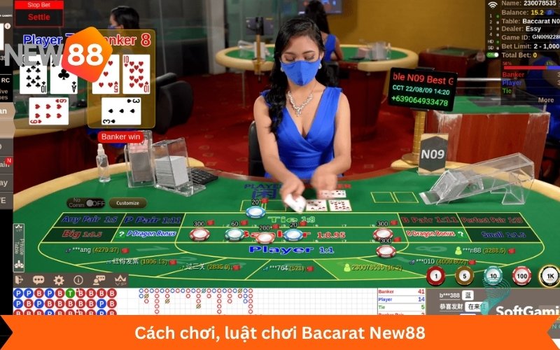 Cách chơi, luật chơi Bacarat New88