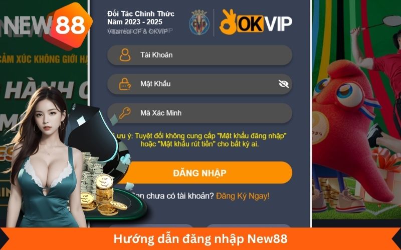 Hướng dẫn đăng nhập New88